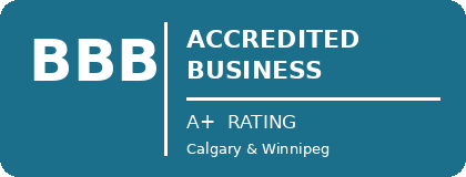 BBB Accredited Business A+ Rating Calgary Winnipeg