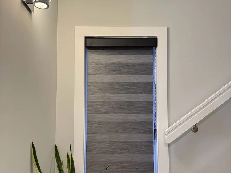 Roller blinds living room